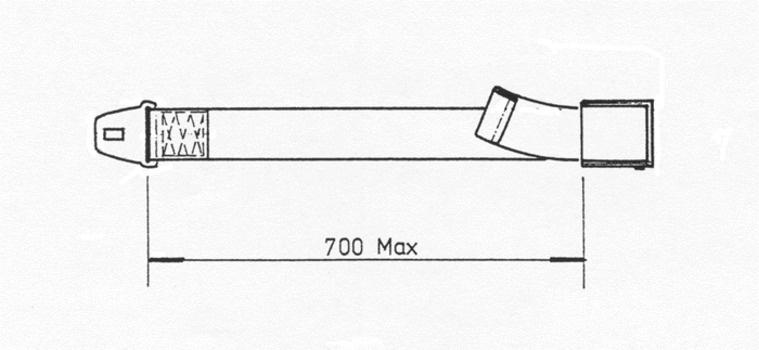 Lap Belt Extender - AmSafe 500901